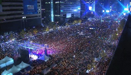 2016.11.12 - 100만 인파가 모인 광화문 집회 모습