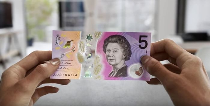 호주의 새로운 5달러 지폐