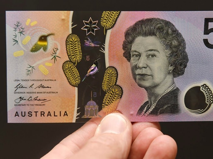 호주의 새로운 5달러 지폐