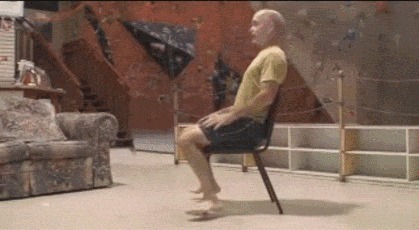 간편하게 의자만으로 운동하는 방법