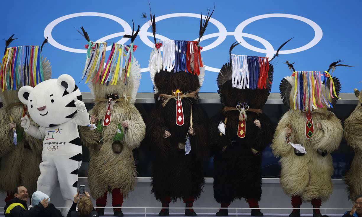 영국 가디언지 선정 - 평창 동계 올림픽 열한째 날 사진들