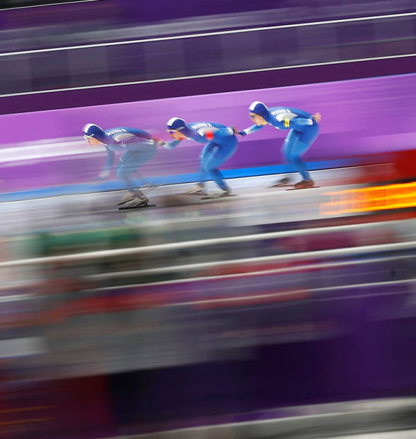 영국 가디언지 선정 - 평창 동계 올림픽 열둘째 날 사진들