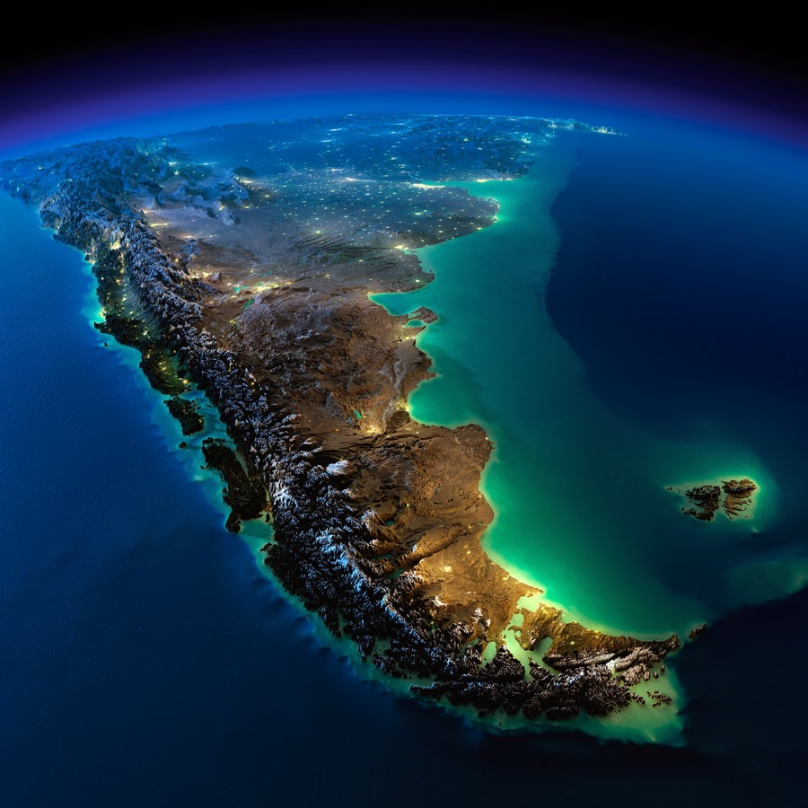 NASA가 공개한 지구의 야경 사진
