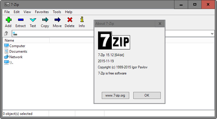 7-Zip 15.12 Final x86, x64