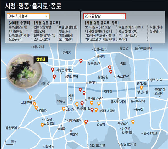 빅데이터로 보는 서울 맛집 지도