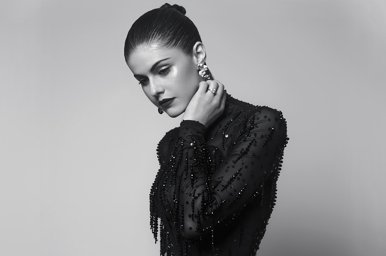 Alexandra Daddario Monochrome
