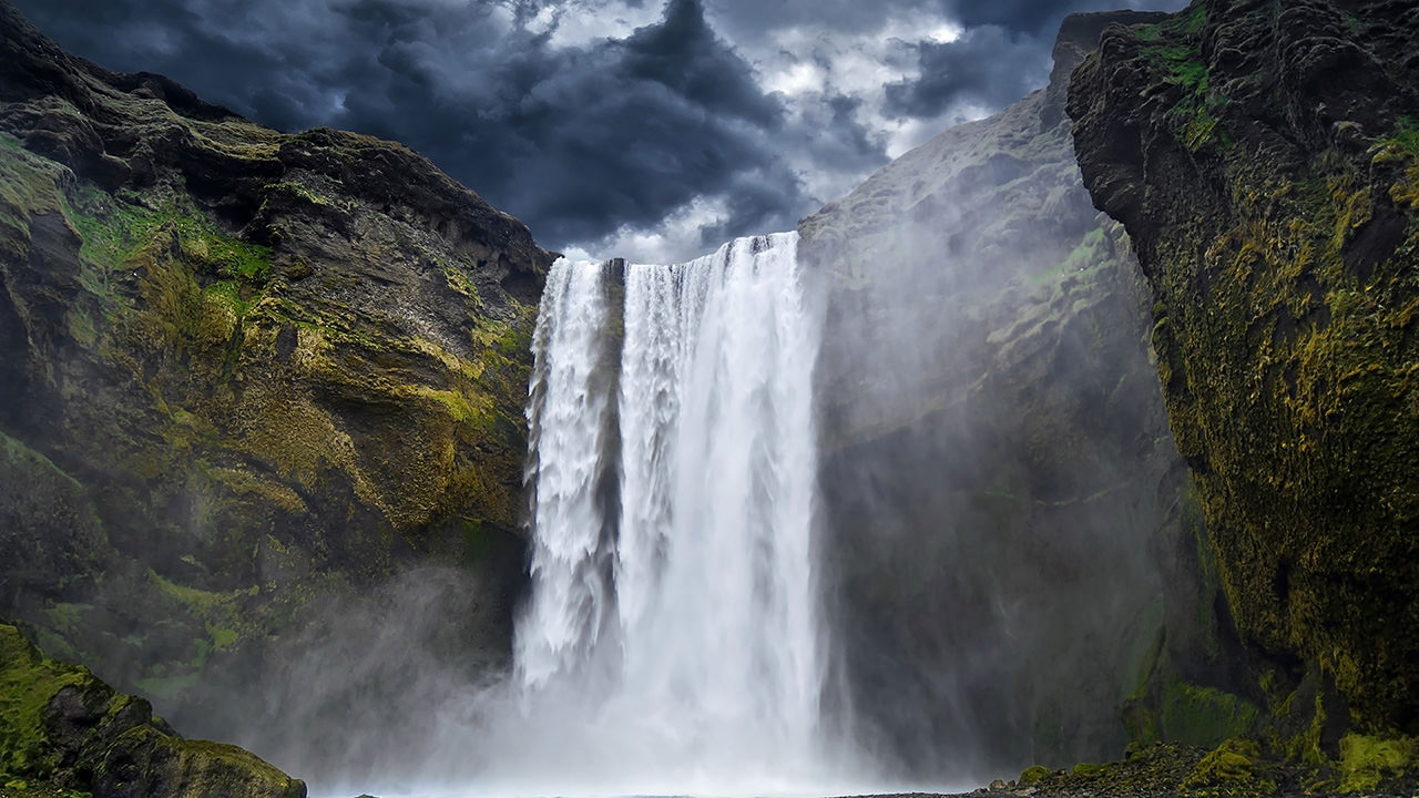 Skógafoss Waterfall Iceland