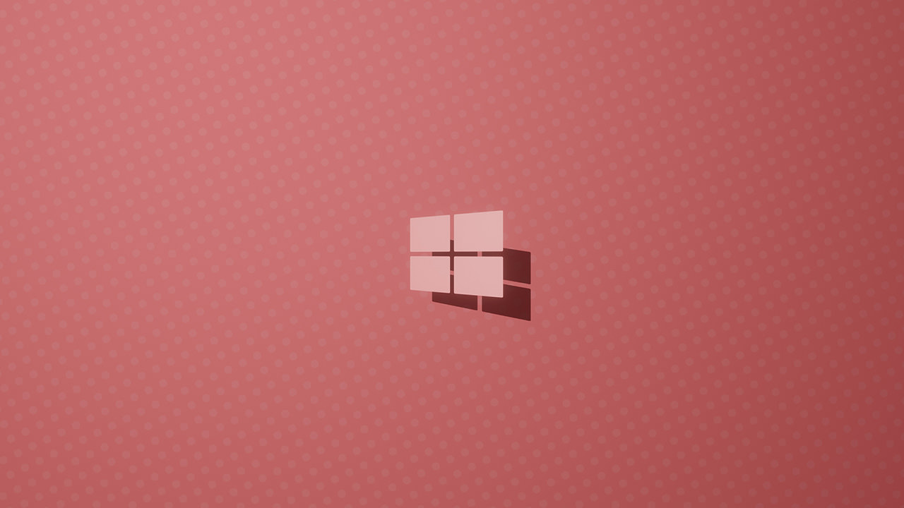 Windows 10 Logo Pink