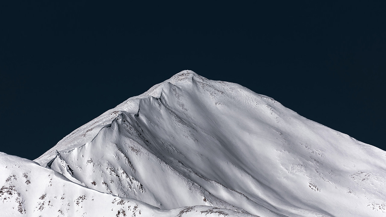 Snow-covered Mountain