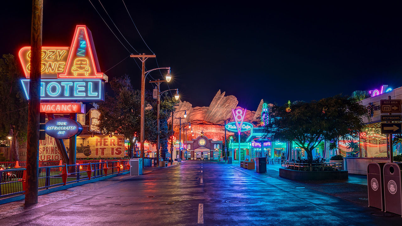 Disneyland by Night