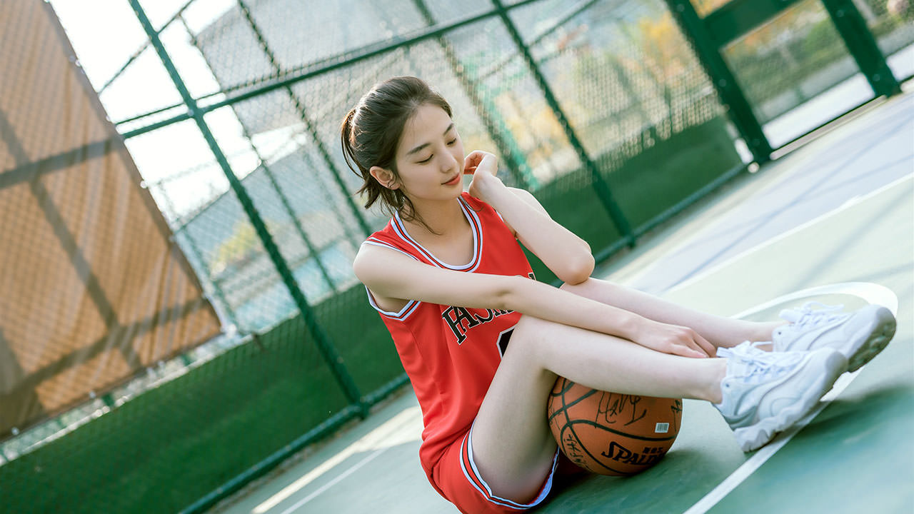 Asian Girl Basketball
