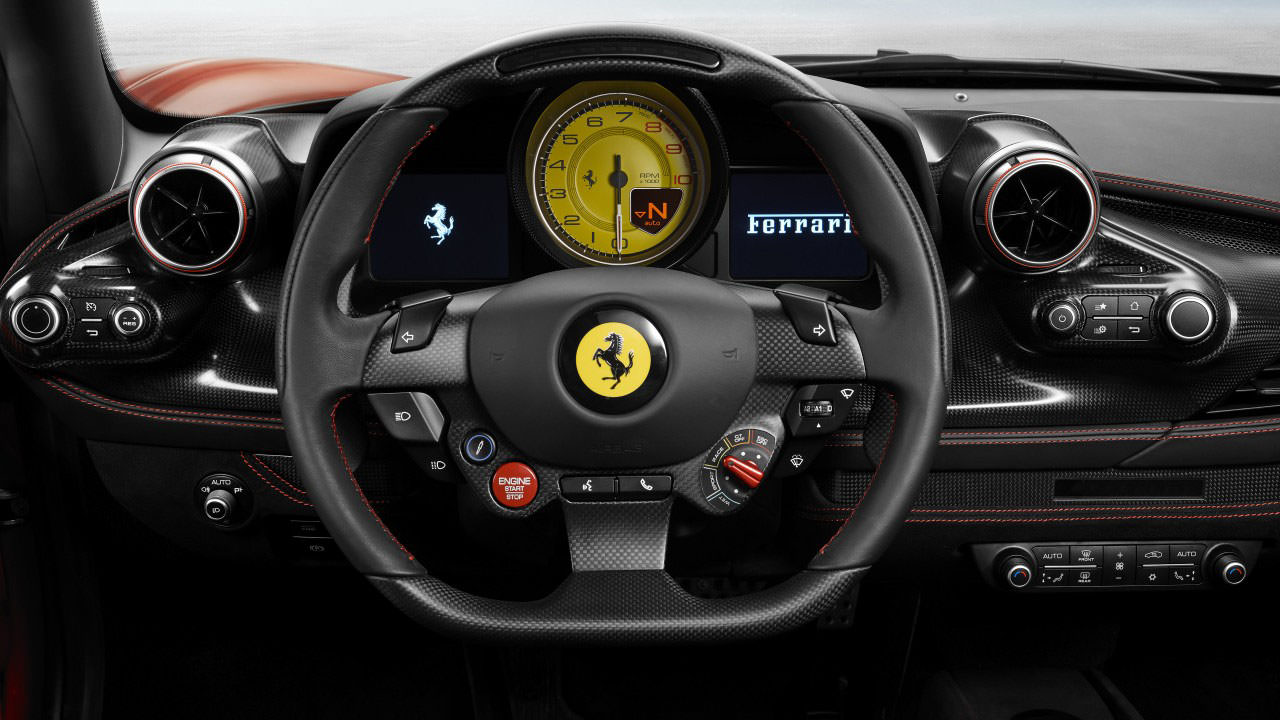 Ferrari F8 Tributo Interior 2019