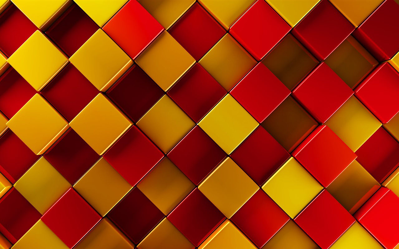 Abstract 3D Squares