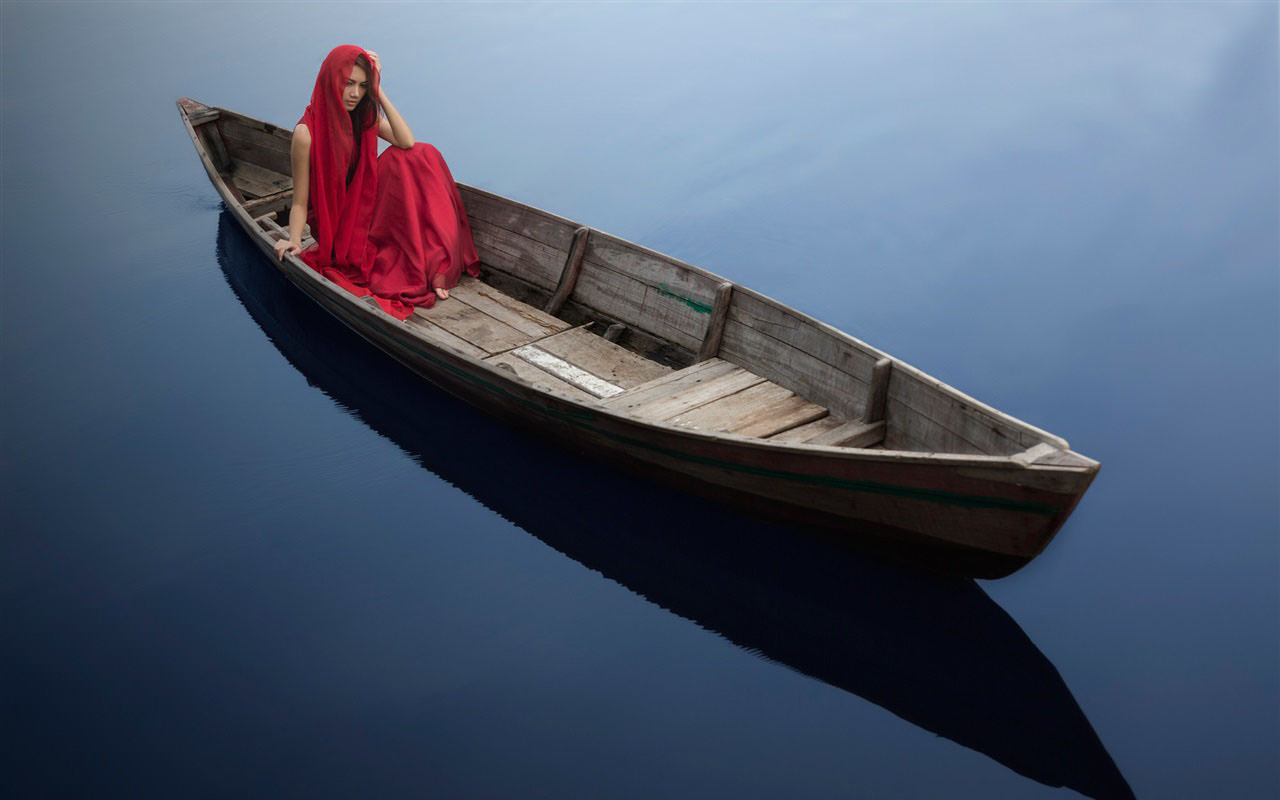 Girl in a Boat