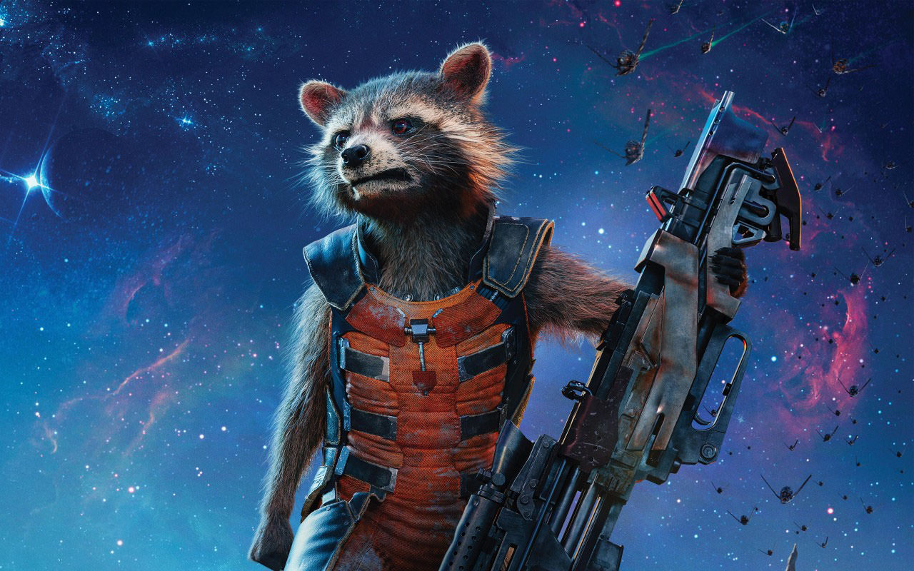 Rocket Raccoon Guardians of the Galaxy Vol 2