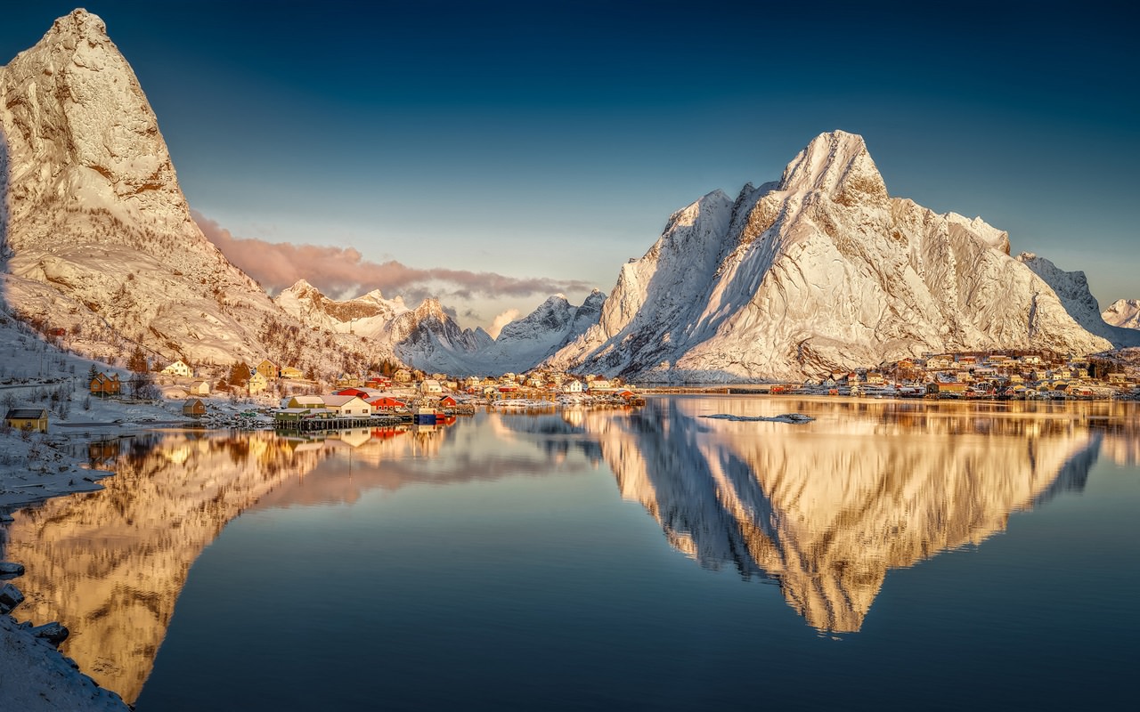 Lofoten Archipelago in Norway
