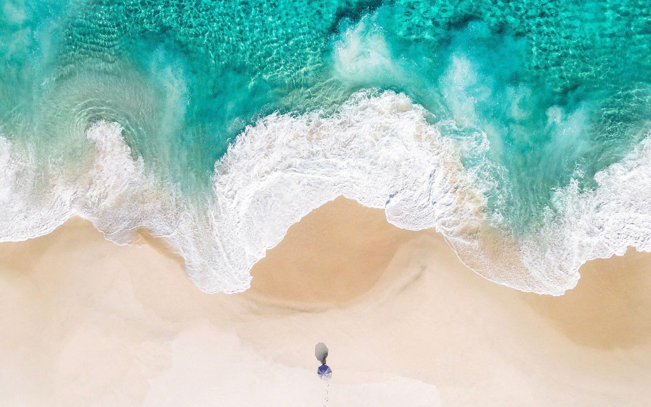 Beach iOS 10 Stock