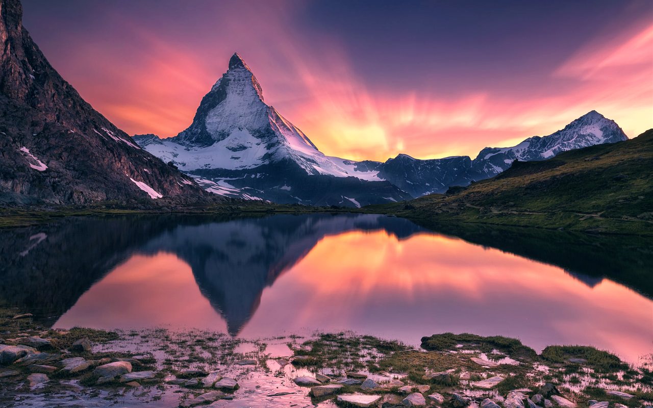 Matterhorn Mountain Sunset