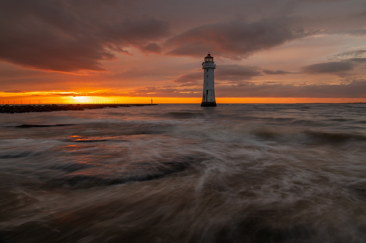 Sunset New Brighton Lighthouse
