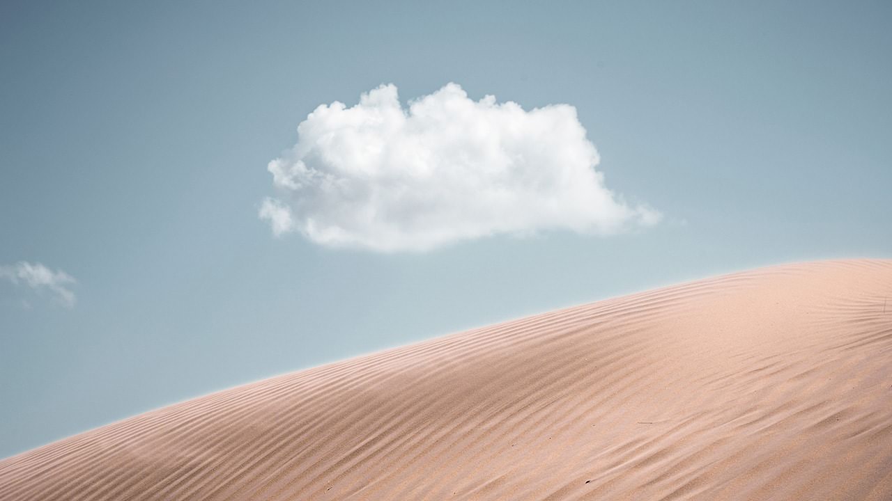 Cloud above Desert