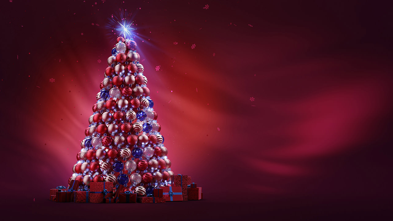 Christmas Ball Ornaments Tree