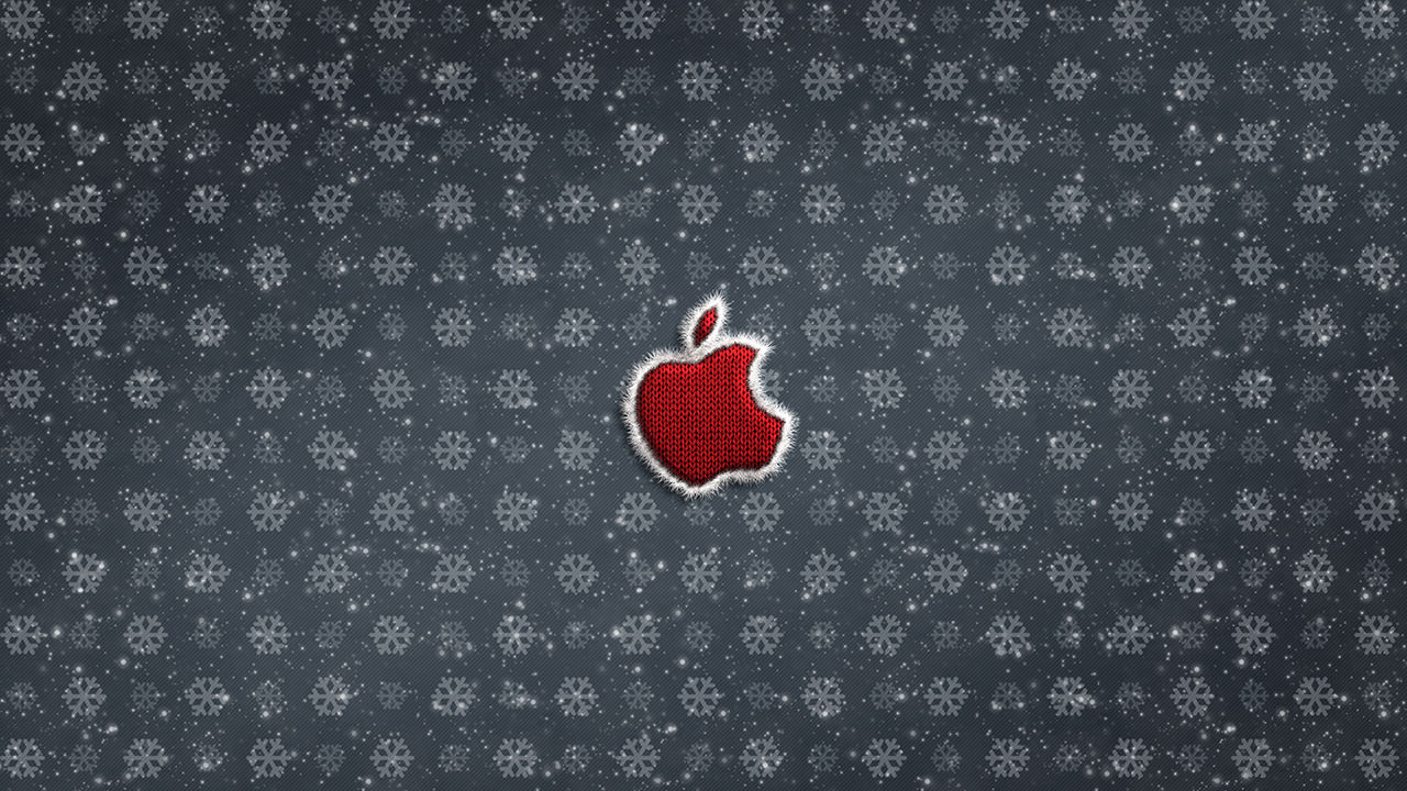 Apple Logo Christmas Celebration