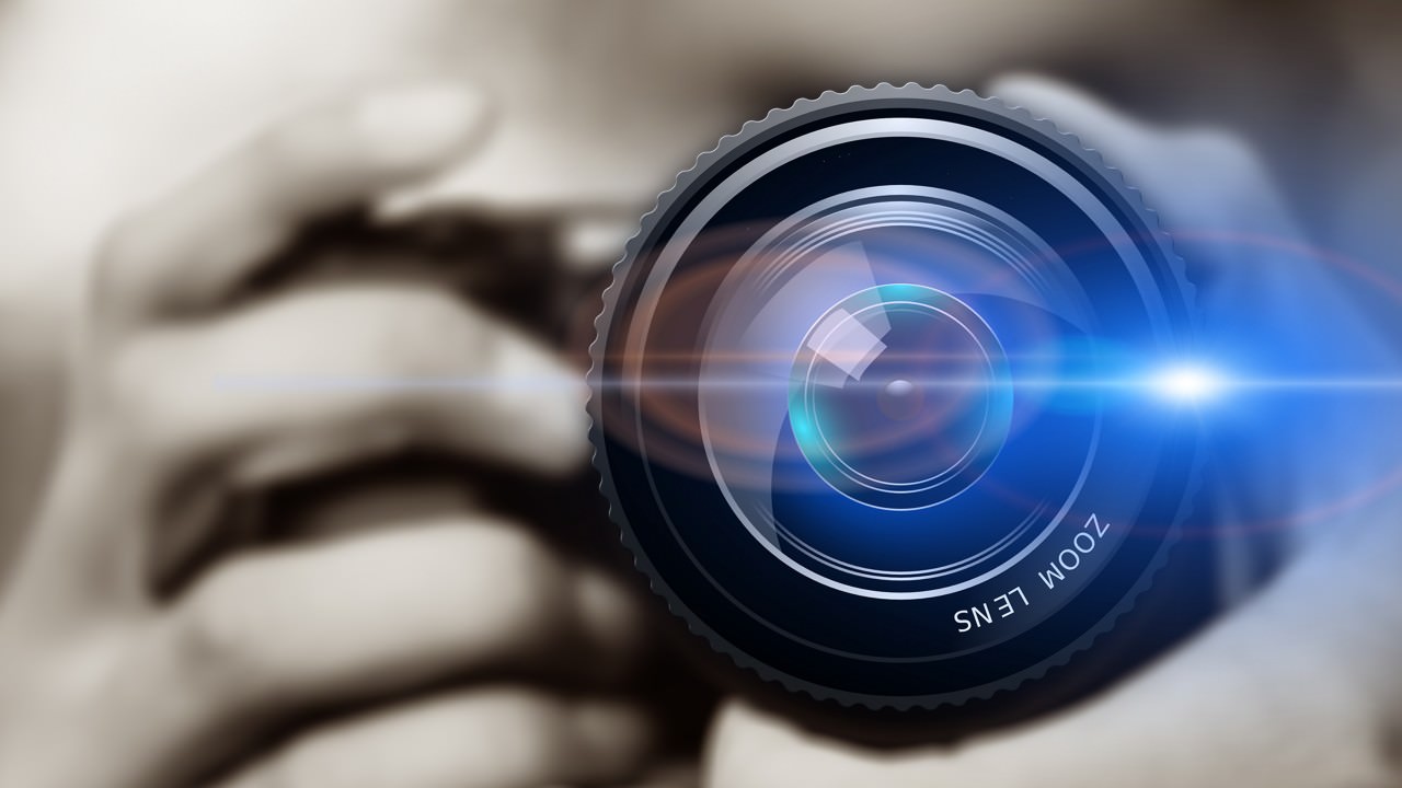 Photographer Zoom Lens