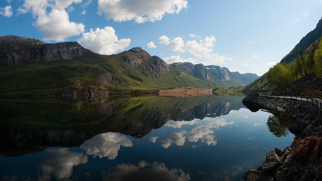 Mountain Lake Reflection