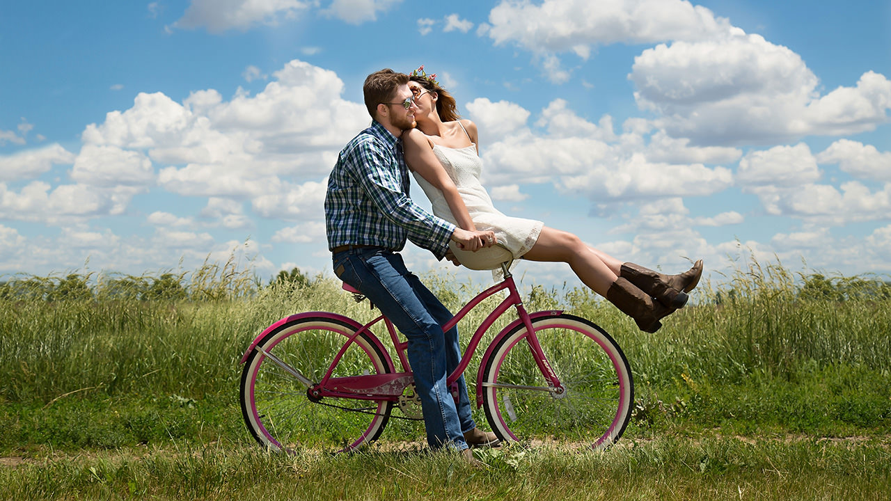 Romantic Couple Bike