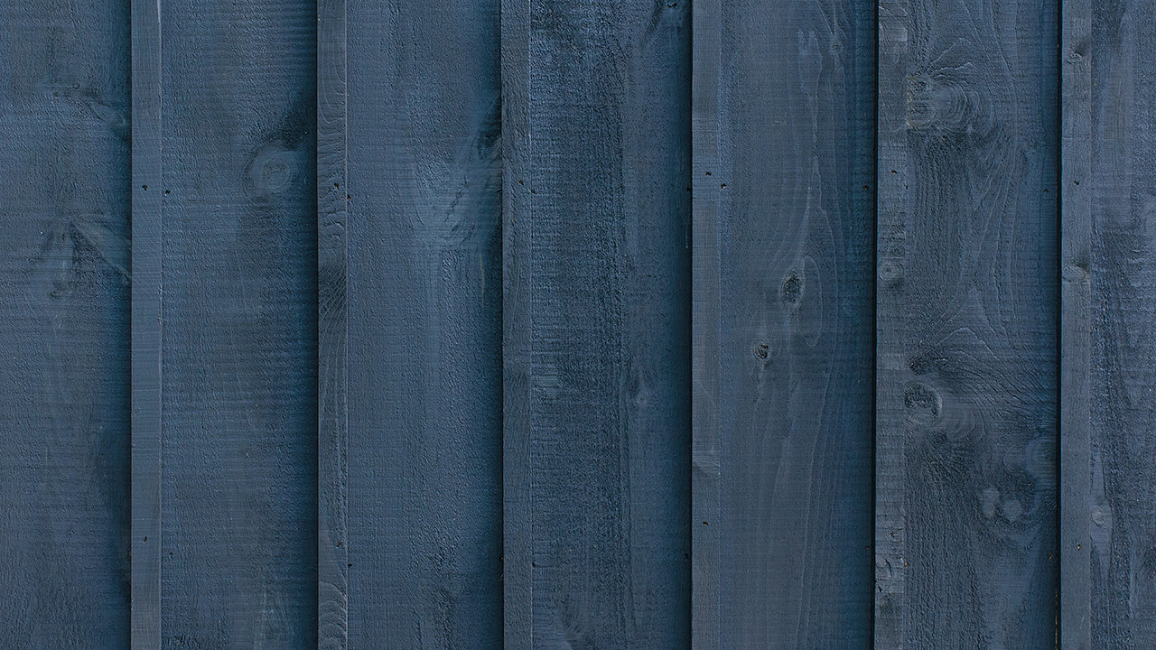Blue Wooden Wall