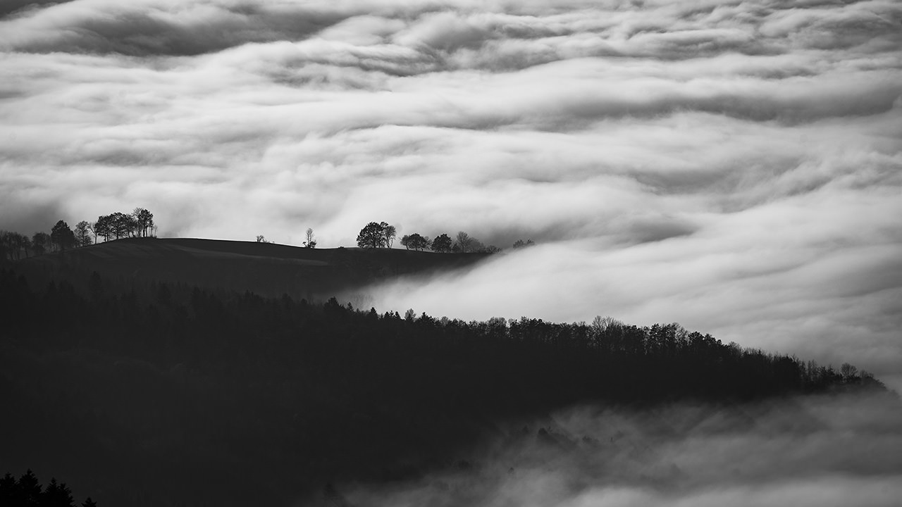 Cloudy Rural Hills
