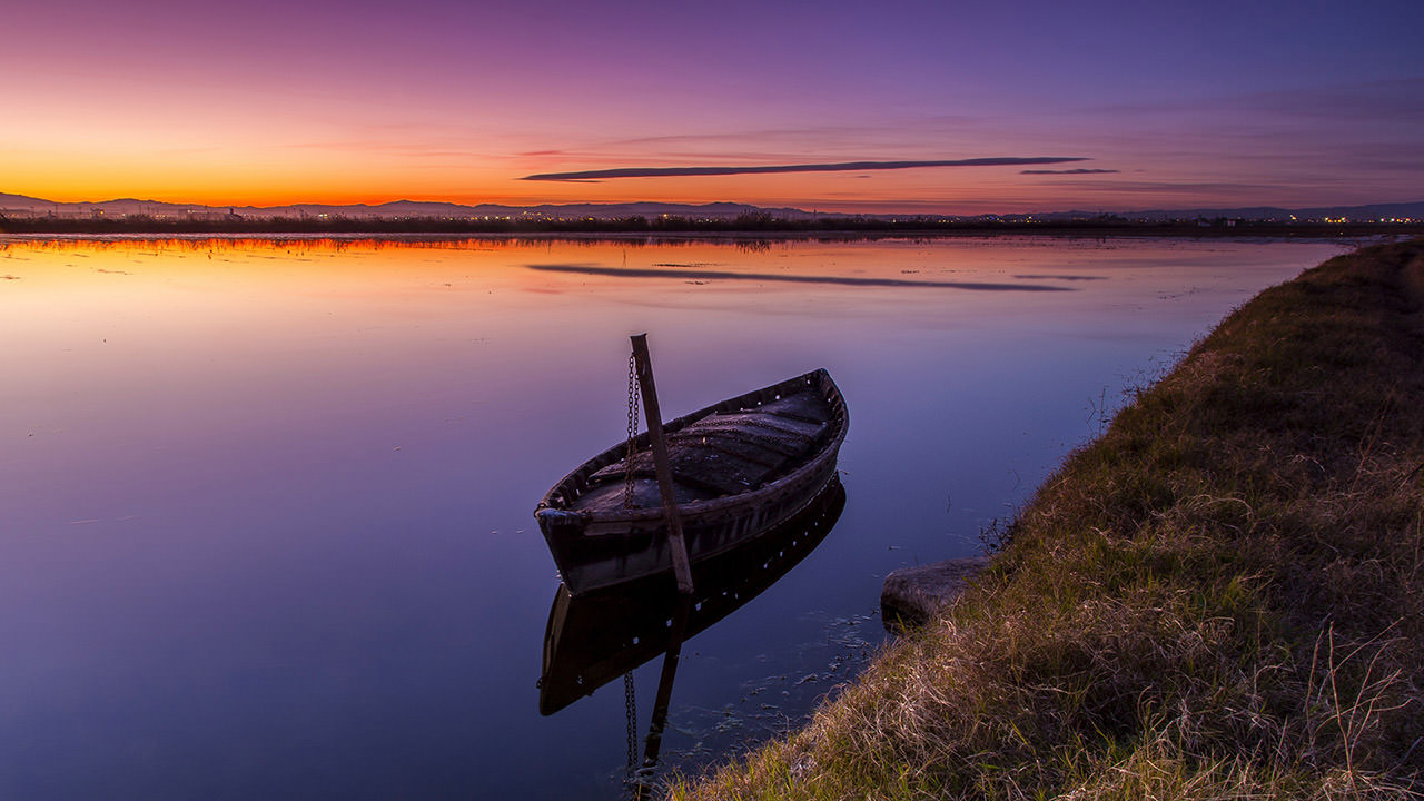Boat Lake Sunset