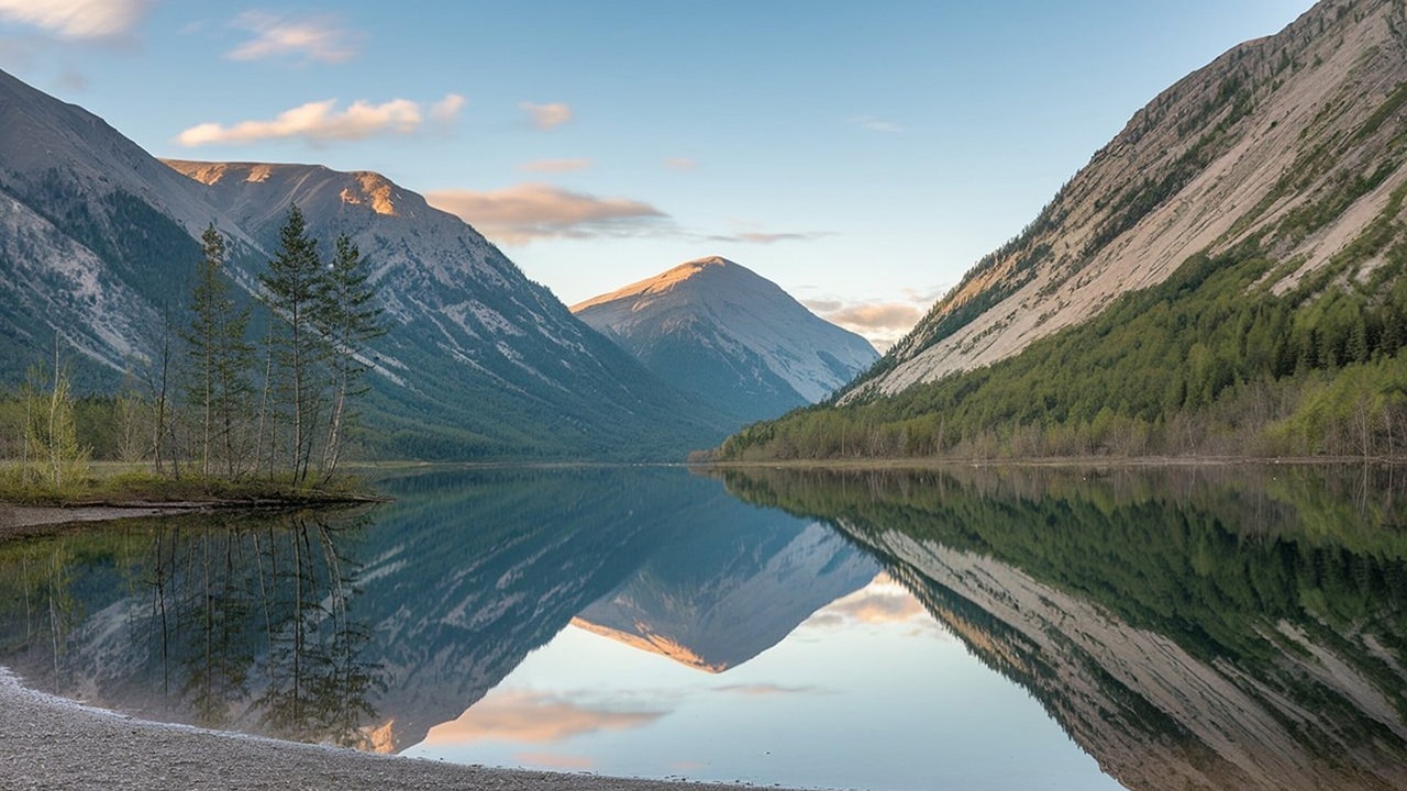 Mountain Lake Reflection