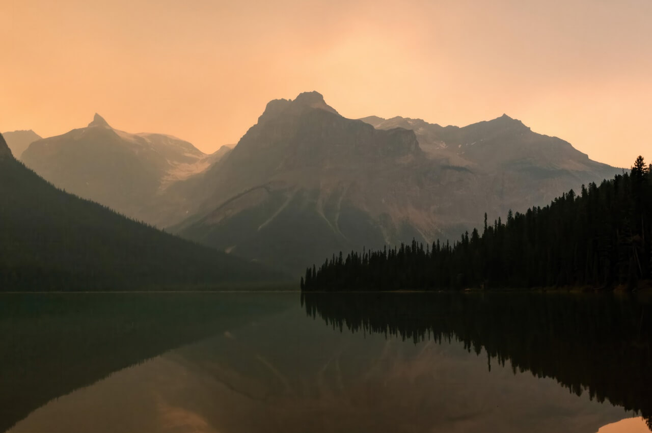 Sunset Emerald Lake
