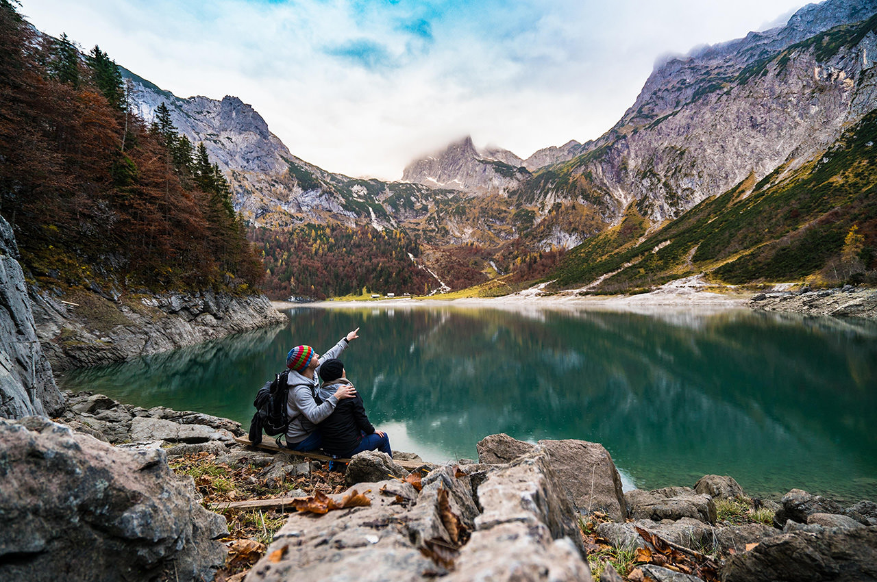 Lake Mountain Couple