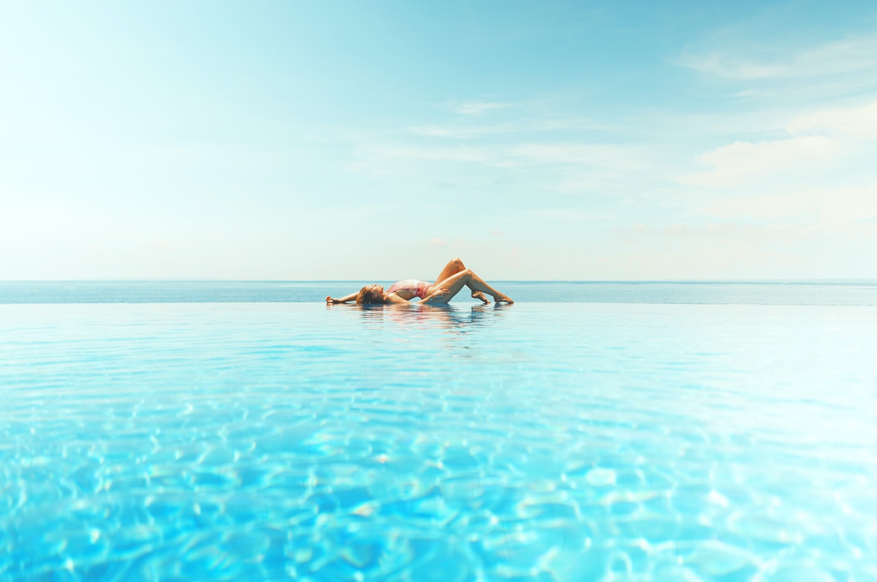 Infinity Pool Woman