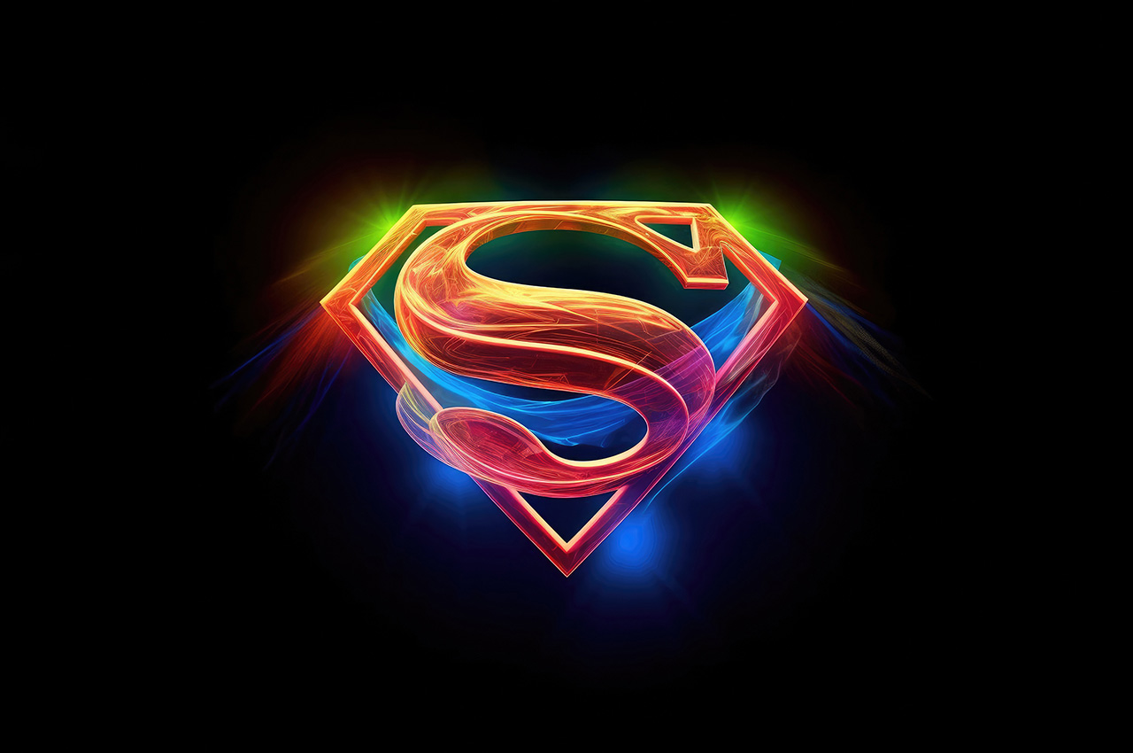 Superman Colorful Logo