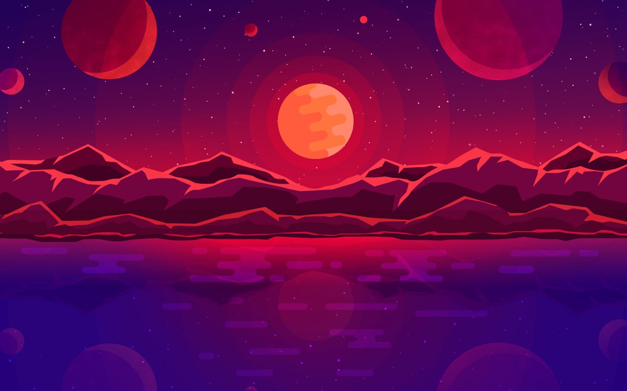Sunset Planets