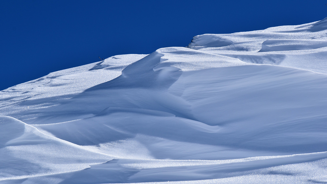 Snow-capped Velika Planina