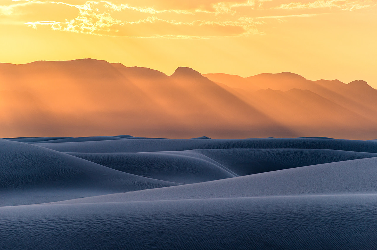 Sunset White Sands National Park