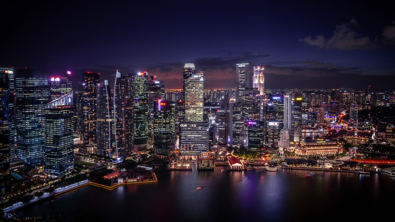 Singapore Panorama Cityscape