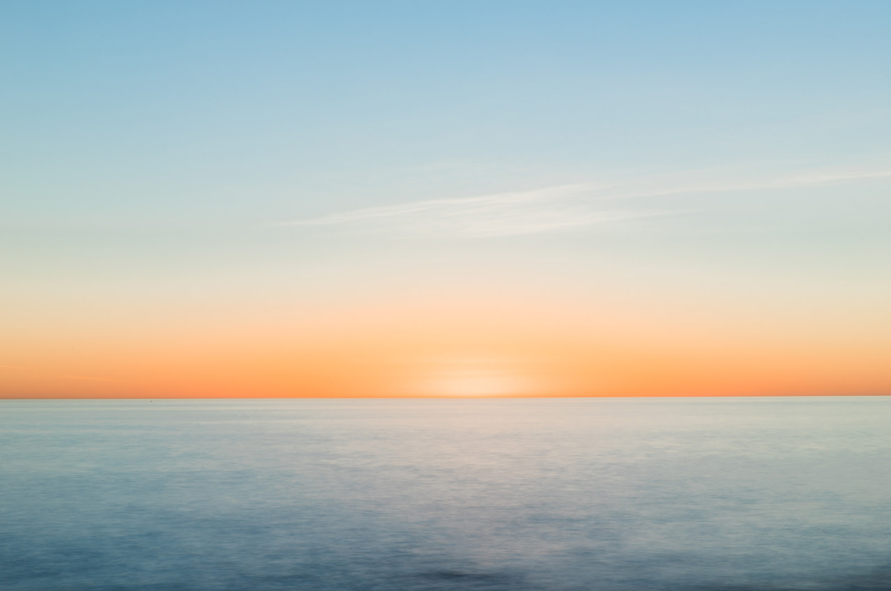 Ocean Horizon Sunset