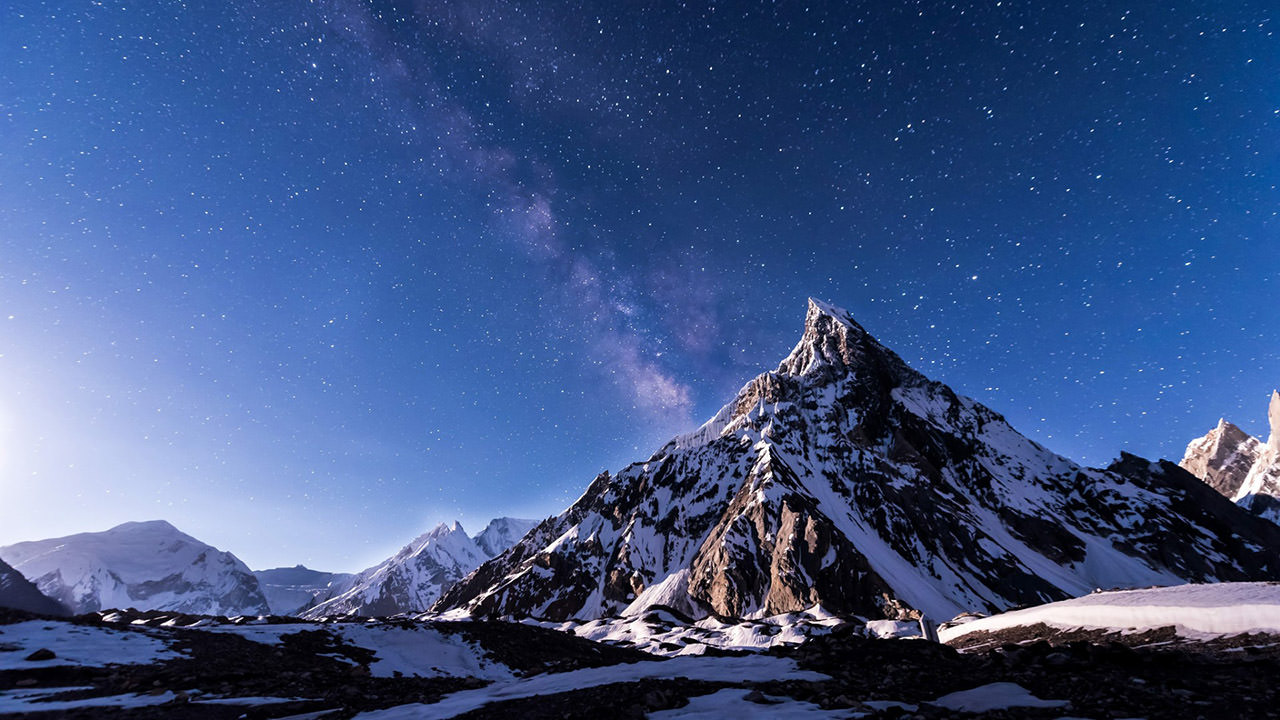 Mitre Peak in Karakorum Mountains