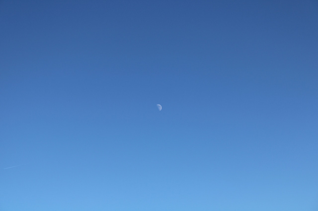 Clear Sky Moon