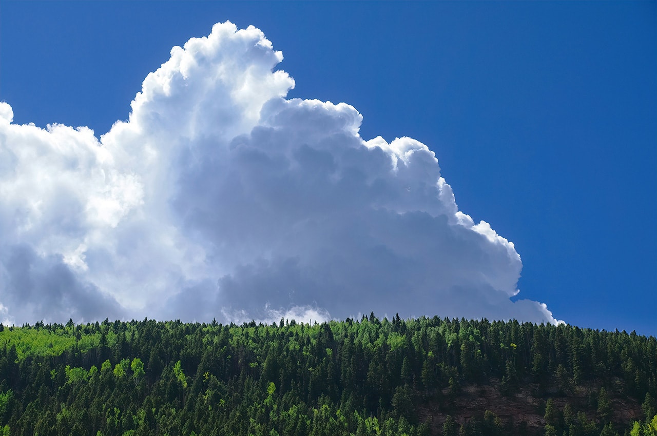 Azure Sky Clouds Scenery