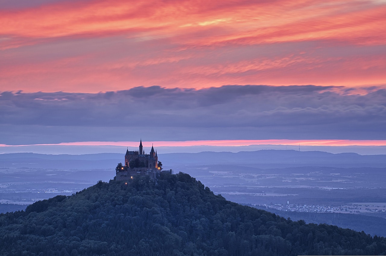 Sunset Burg Hohenzollern