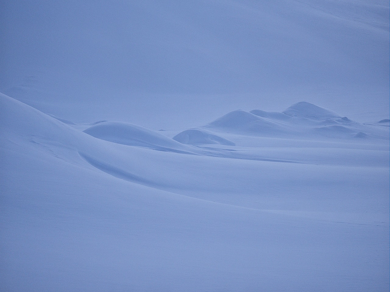 Longyearbyen Snowy Hill