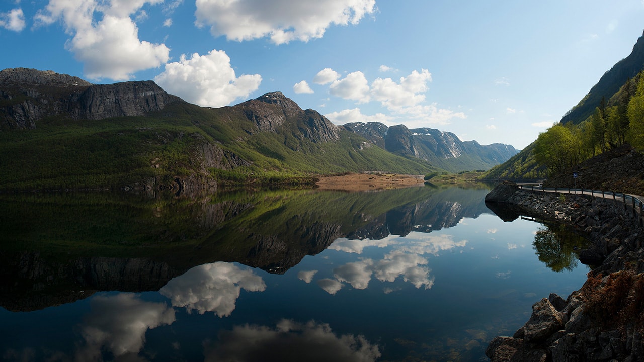 Mountain Lake Reflection