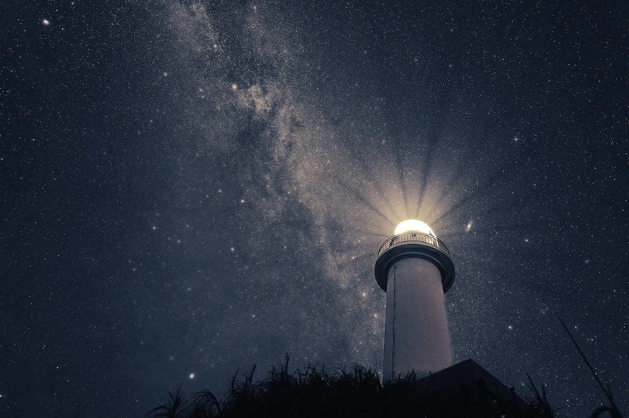 Starry Night Lighthouse