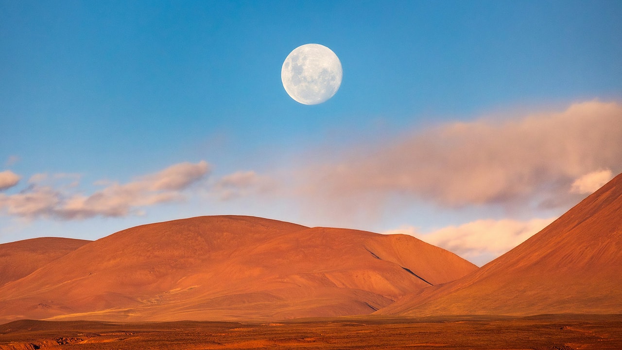 Moon Atacama Desert Dunes
